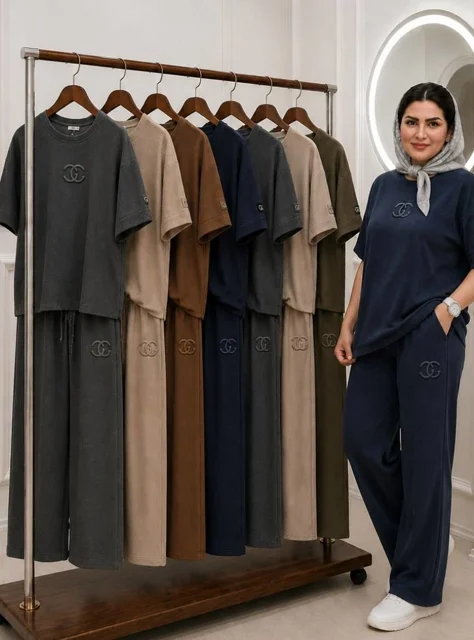 تیشرت و شلوار زنانه CHANEL کد 260703 | مستر اروپا